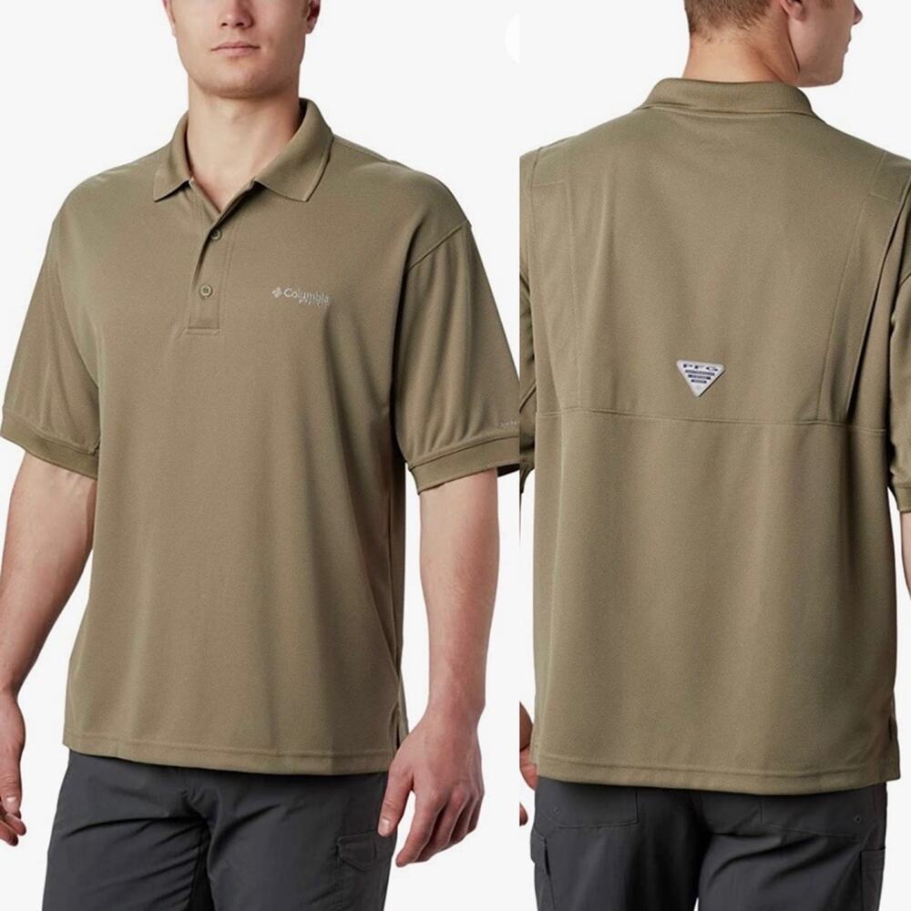 COLUMBIA • PFG Perfect Cast Polo Shirt Sage